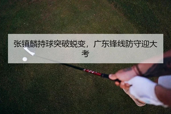 张镇麟持球突破蜕变，广东锋线防守迎大考